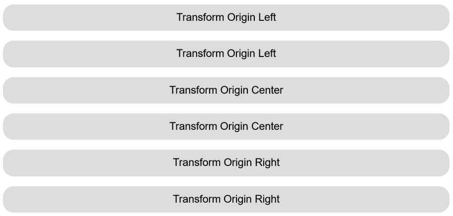 Example scale transform applied to sentences versus words