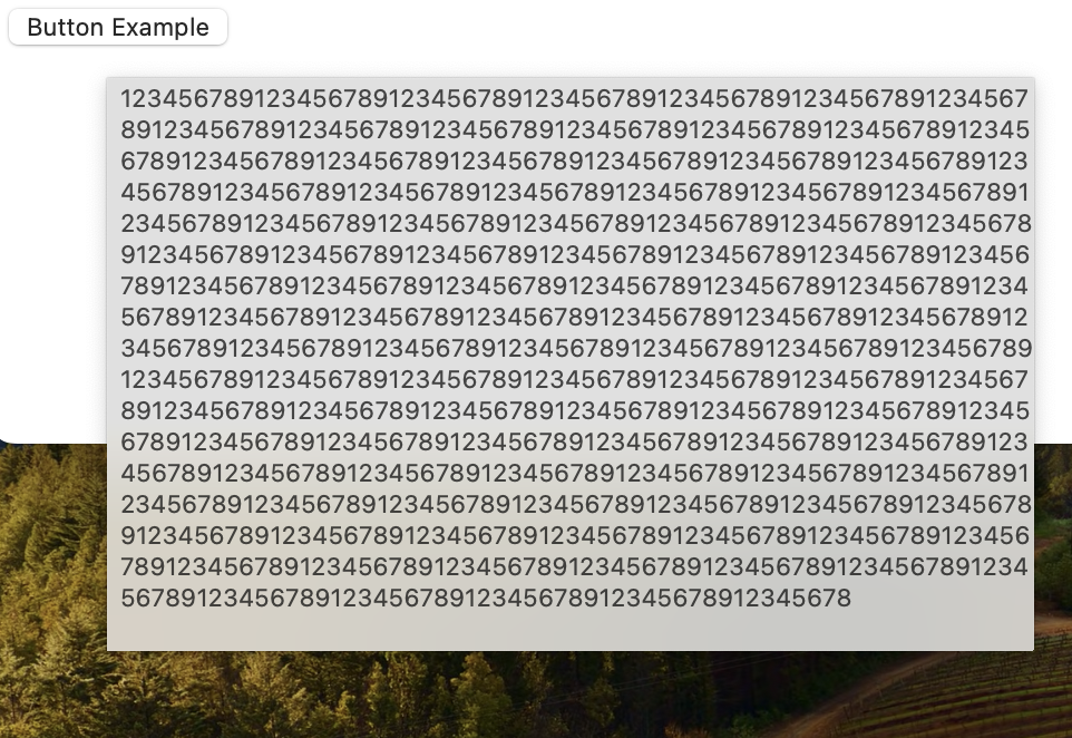 Screenshot of a long tooltip in Webkit on Mac