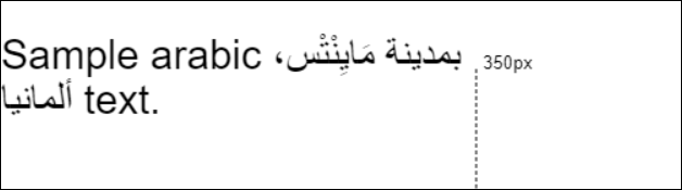 Wrapped text rendered in a canvas.