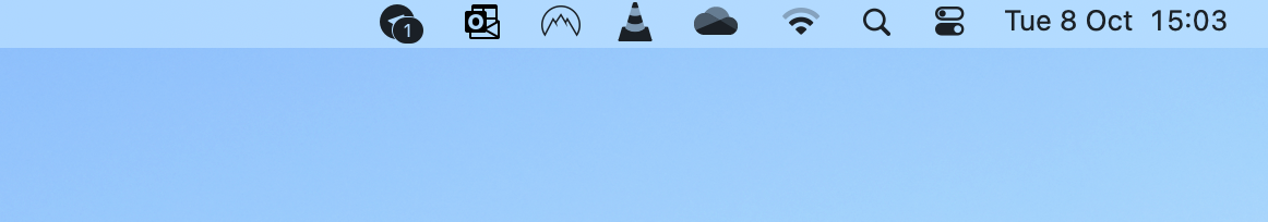 Image of macOS Menu Bar