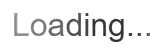 Grayscale shimmer moving across the characters in 'Loading...'